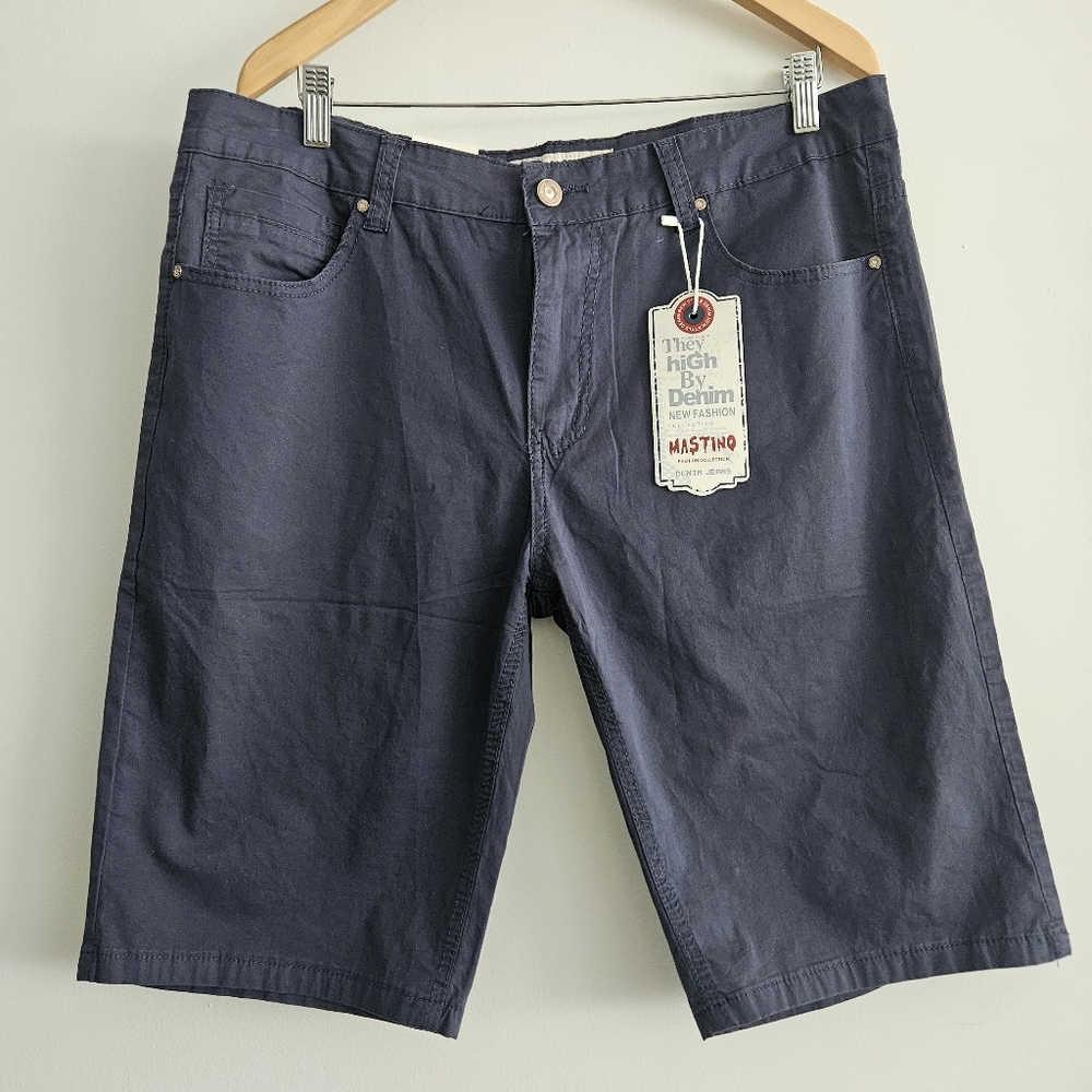 Mastino Men's Navy Shorts Size 38 NWT